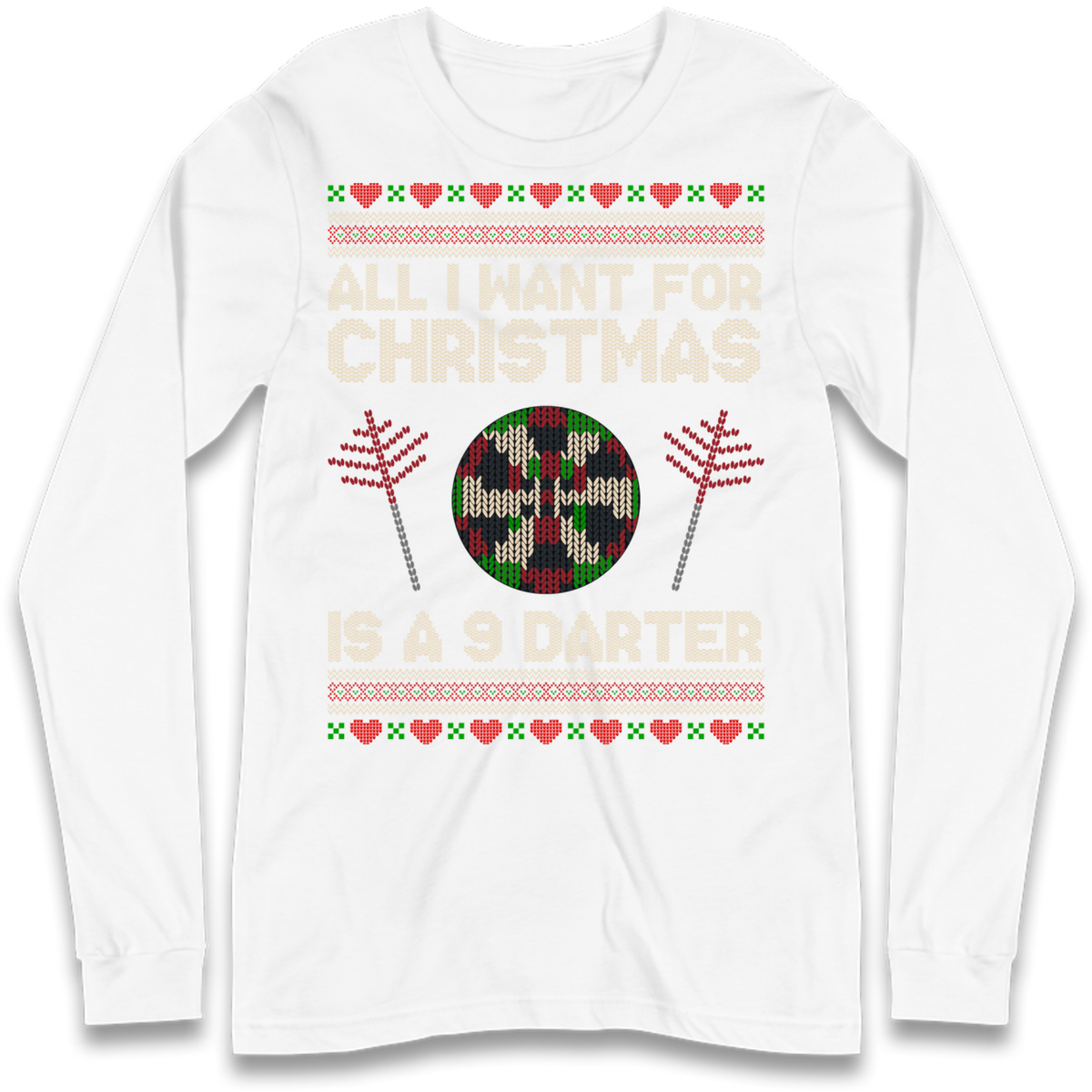 Festive Darts Outfit Long Sleeve T-Shirt