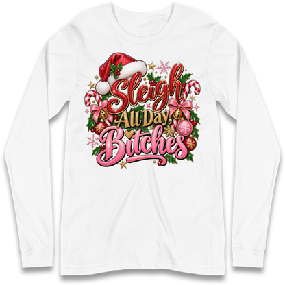 Womens Christmas Long Sleeve T-Shirt