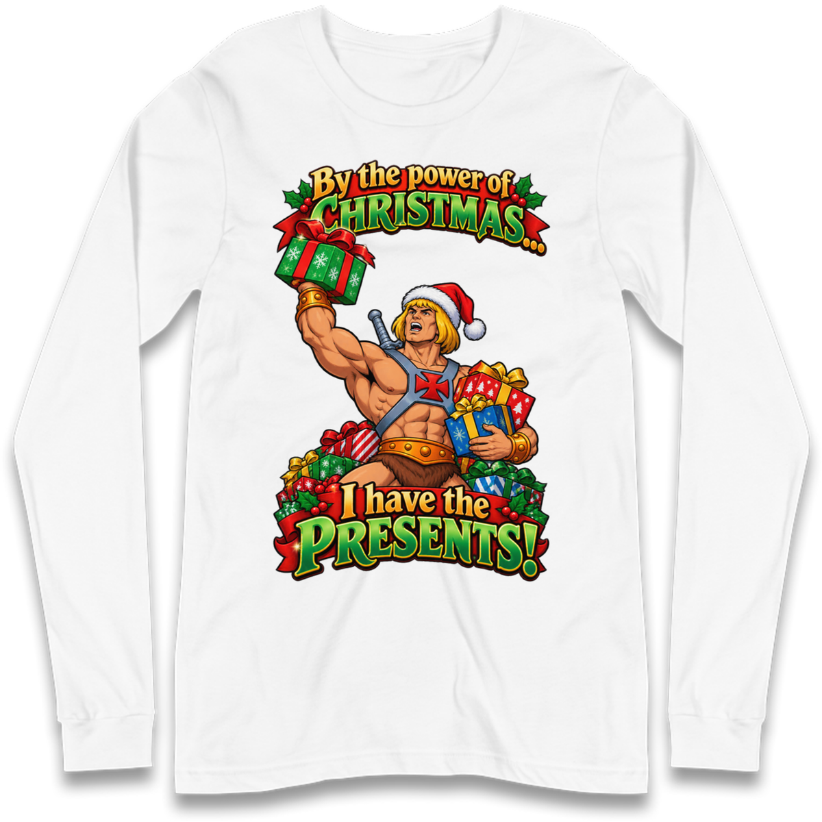 He Man Christmas Long Sleeve T-Shirt