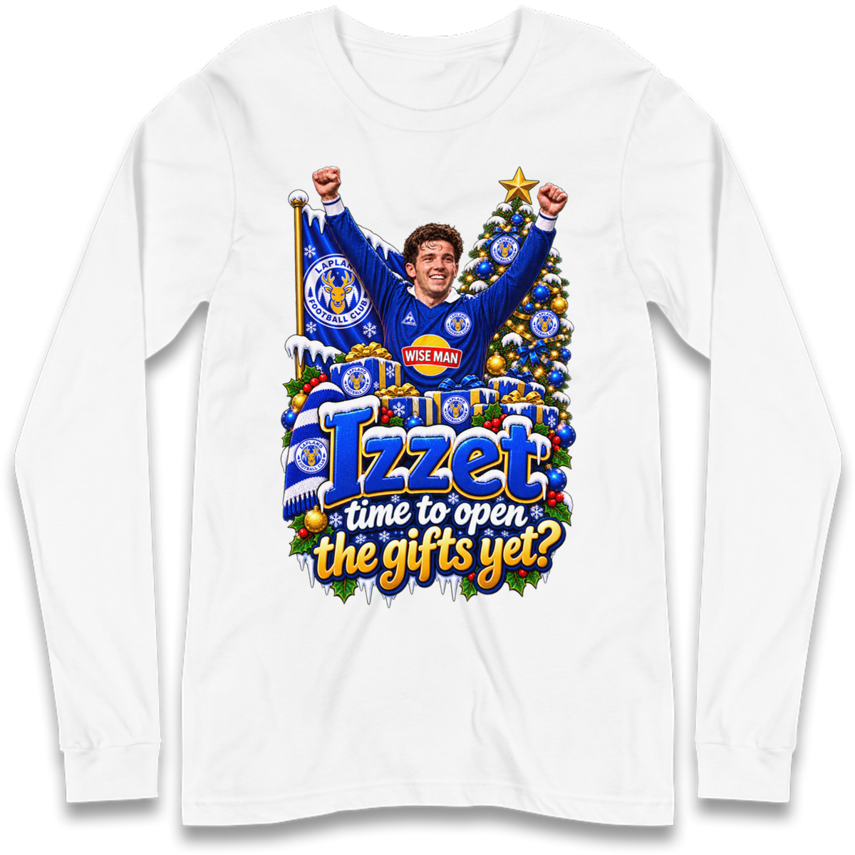 Leicester City Football Christmas Long Sleeve T-Shirt