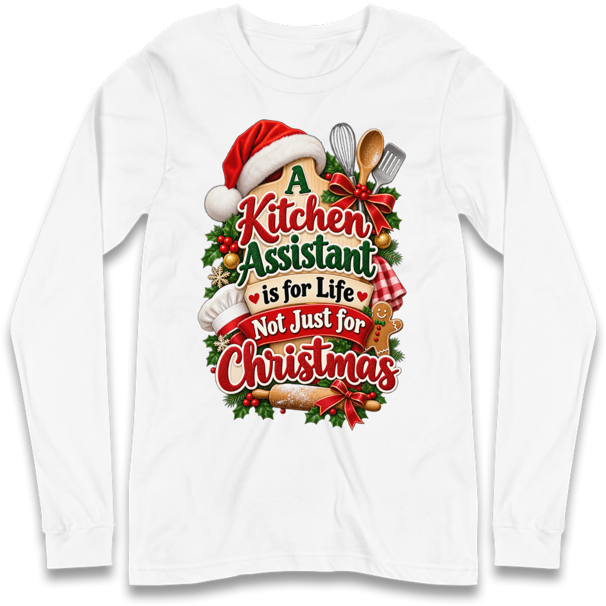 Kitchen Assistant Long Sleeve T-Shirt