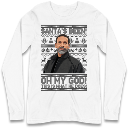 Steve Rio Ferdinand Christmas Long Sleeve T-Shirt