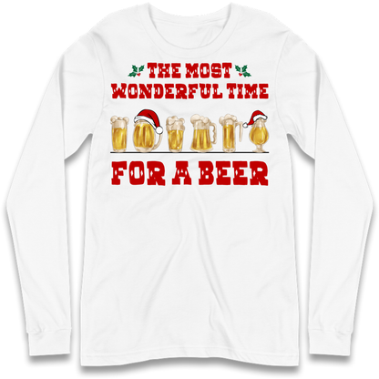 Festive Pint Graphic Long Sleeve T-Shirt