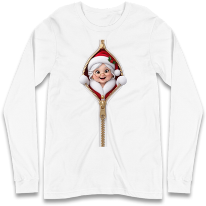 Mrs Claus Outfit Long Sleeve T-Shirt