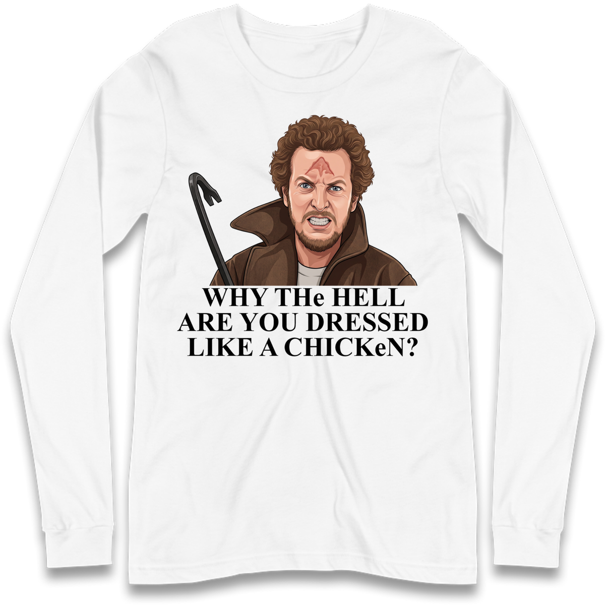 Chicken Funny Christmas Long Sleeve T-Shirt