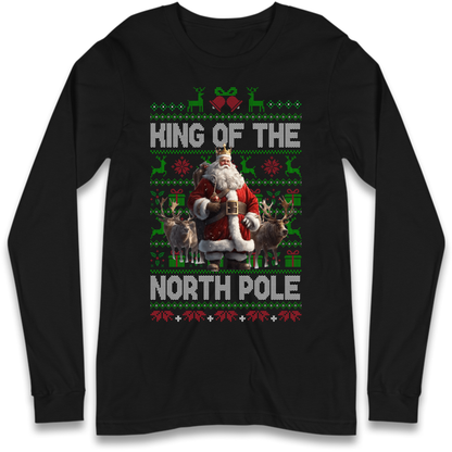 King Santa Christmas Long Sleeve T-Shirt