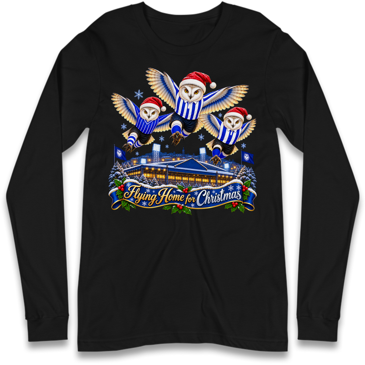 Sheff Wed Christmas Long Sleeve T-Shirt