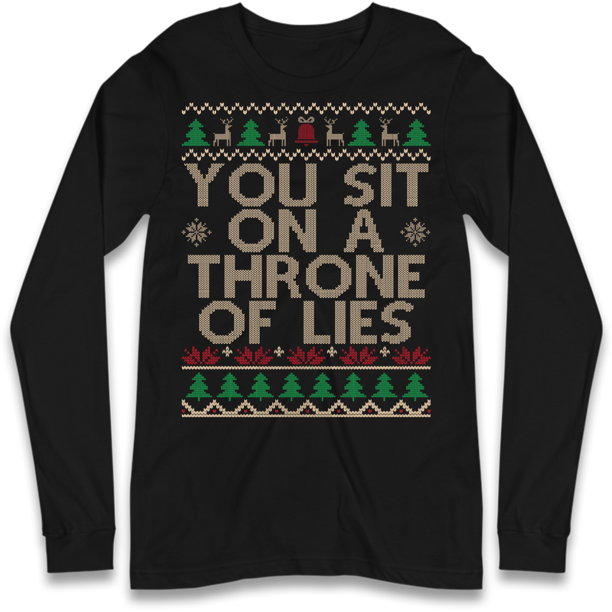 Throne Of Lies Christmas Long Sleeve T-Shirt