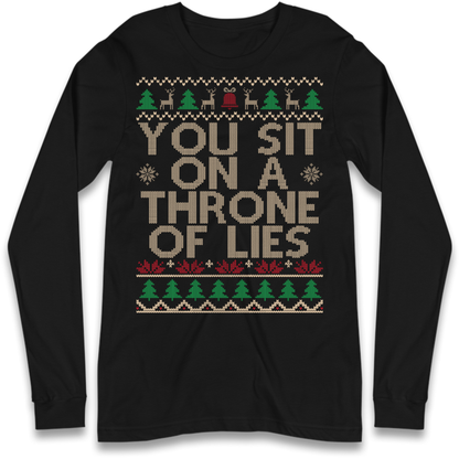 Throne Of Lies Christmas Long Sleeve T-Shirt