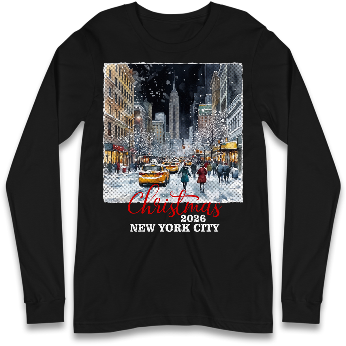 New York Winter Gift Long Sleeve T-Shirt