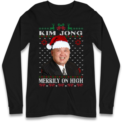 Kim Jong Christmas Long Sleeve T-Shirt
