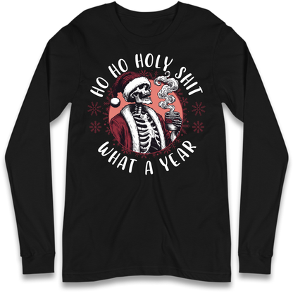 HO HO Holy Santa Long Sleeve T-Shirt