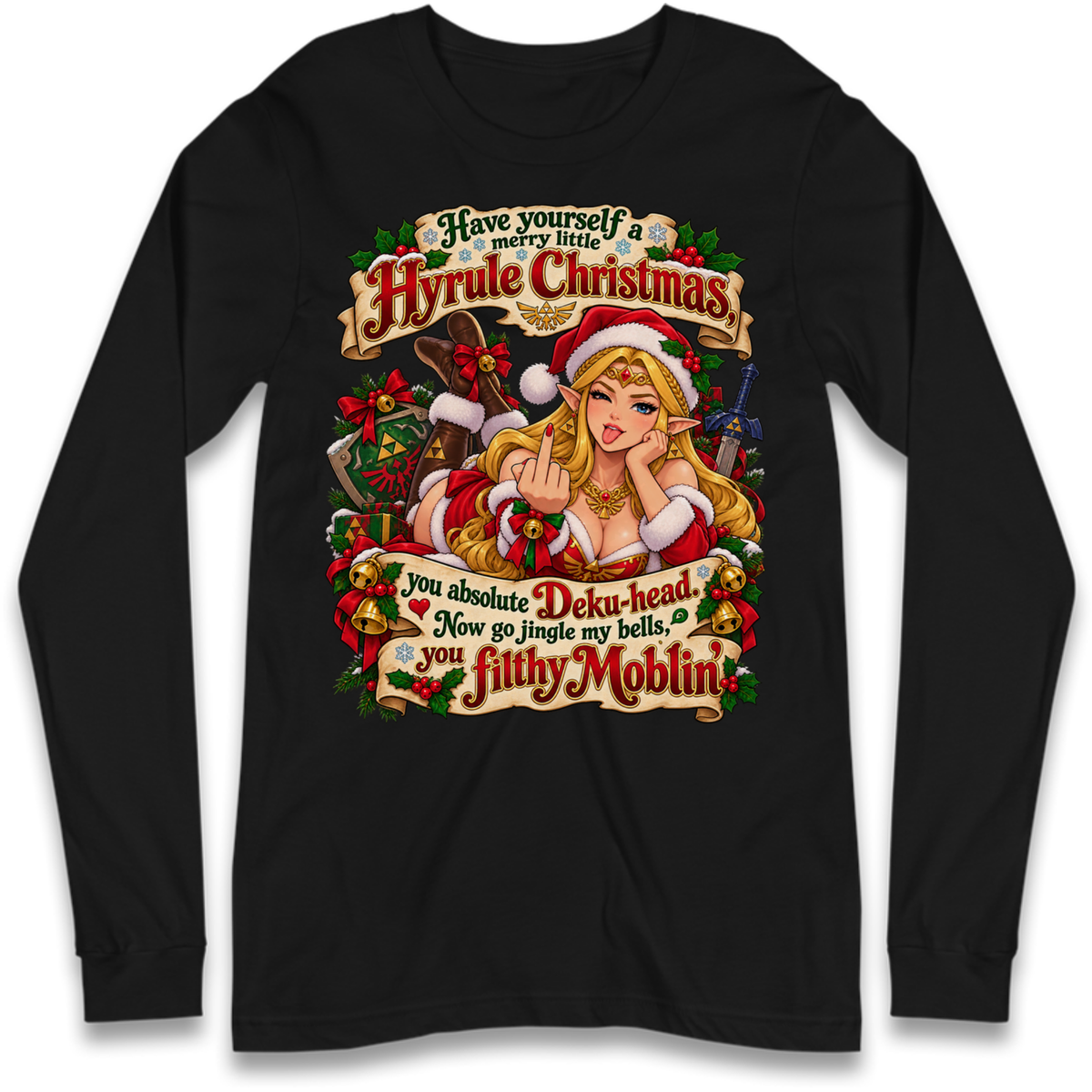 Zelda Christmas Long Sleeve T-Shirt