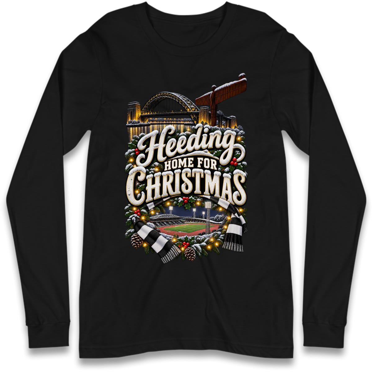 Gateshead Christmas Long Sleeve T-Shirt