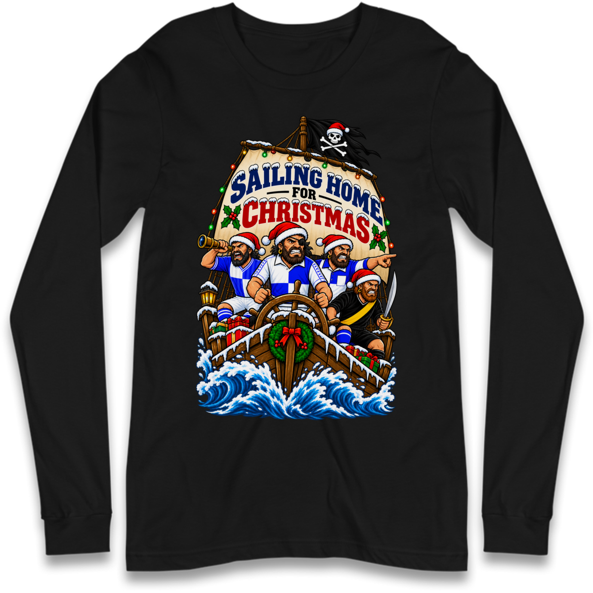 Bristol Rovers Christmas Long Sleeve T-Shirt