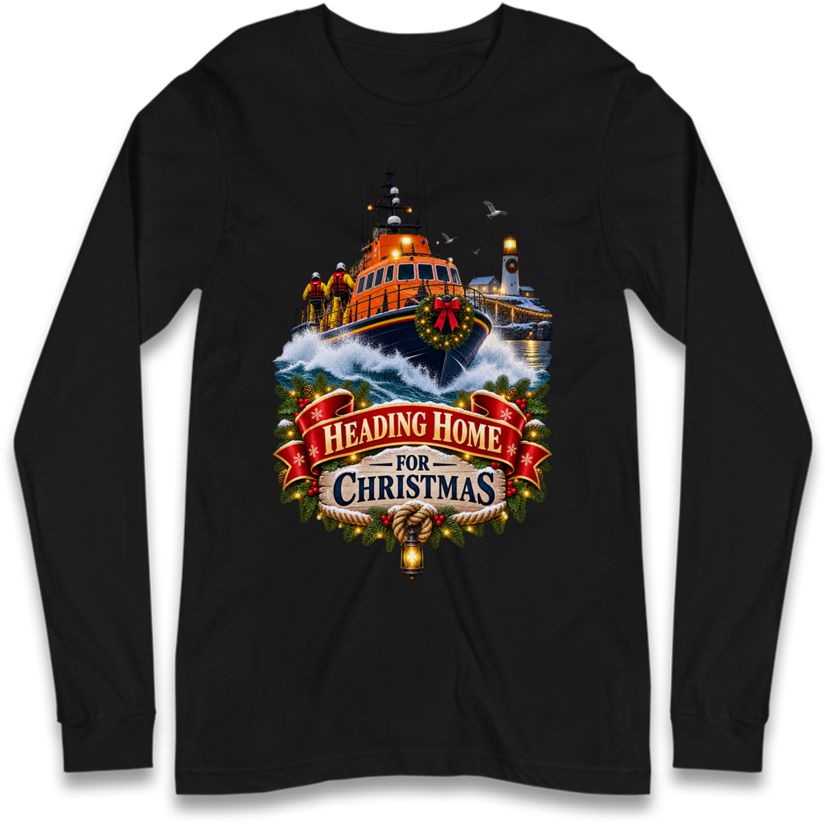 RNLI Christmas Long Sleeve T-Shirt
