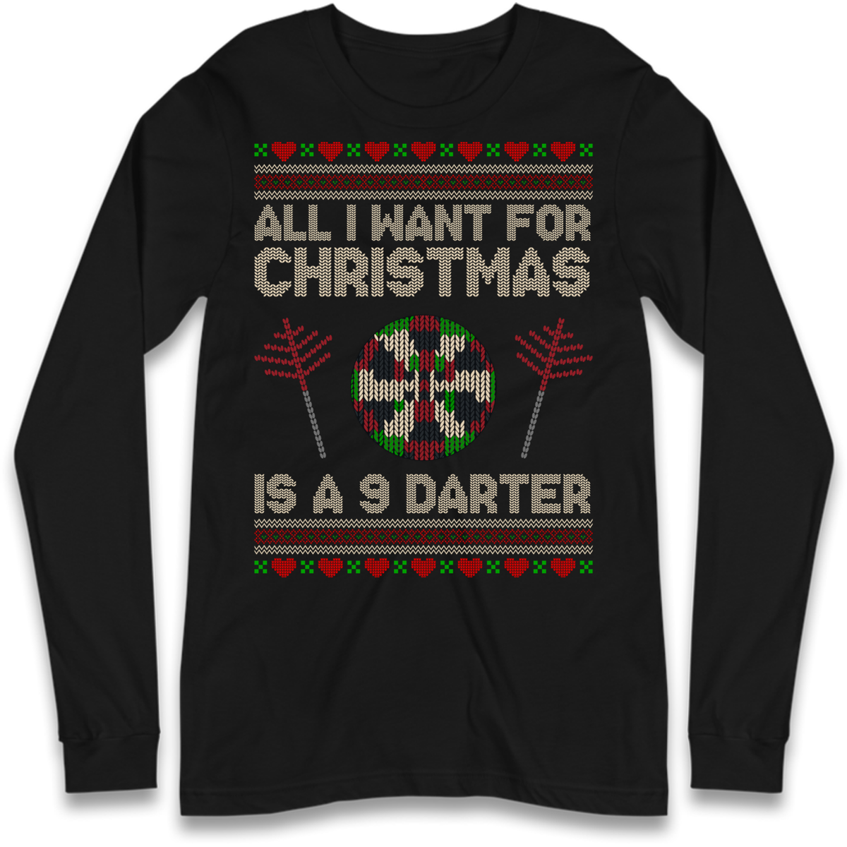 Festive Darts Outfit Long Sleeve T-Shirt