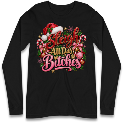 Womens Christmas Long Sleeve T-Shirt