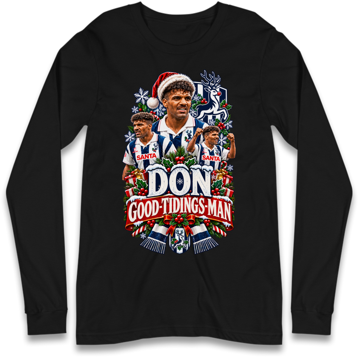 West Bromwich Albion Christmas Long Sleeve T-Shirt