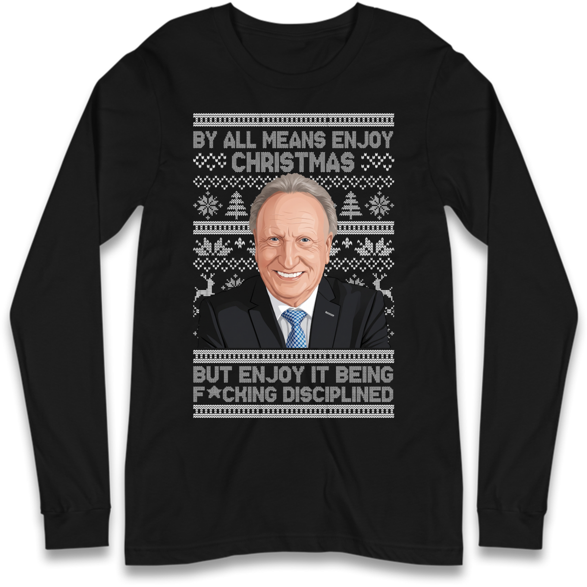 Neil Warnock Christmas Long Sleeve T-Shirt