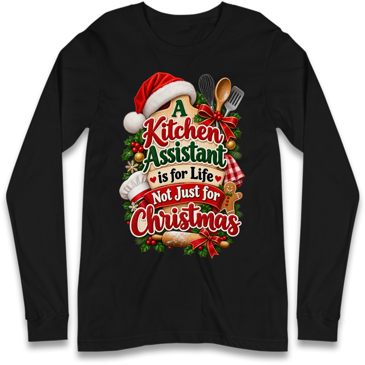 Kitchen Assistant Long Sleeve T-Shirt