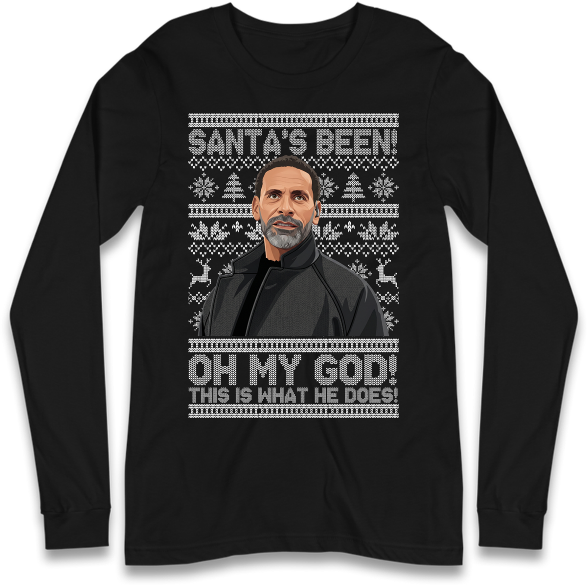 Steve Rio Ferdinand Christmas Long Sleeve T-Shirt