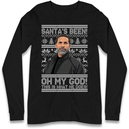Steve Rio Ferdinand Christmas Long Sleeve T-Shirt