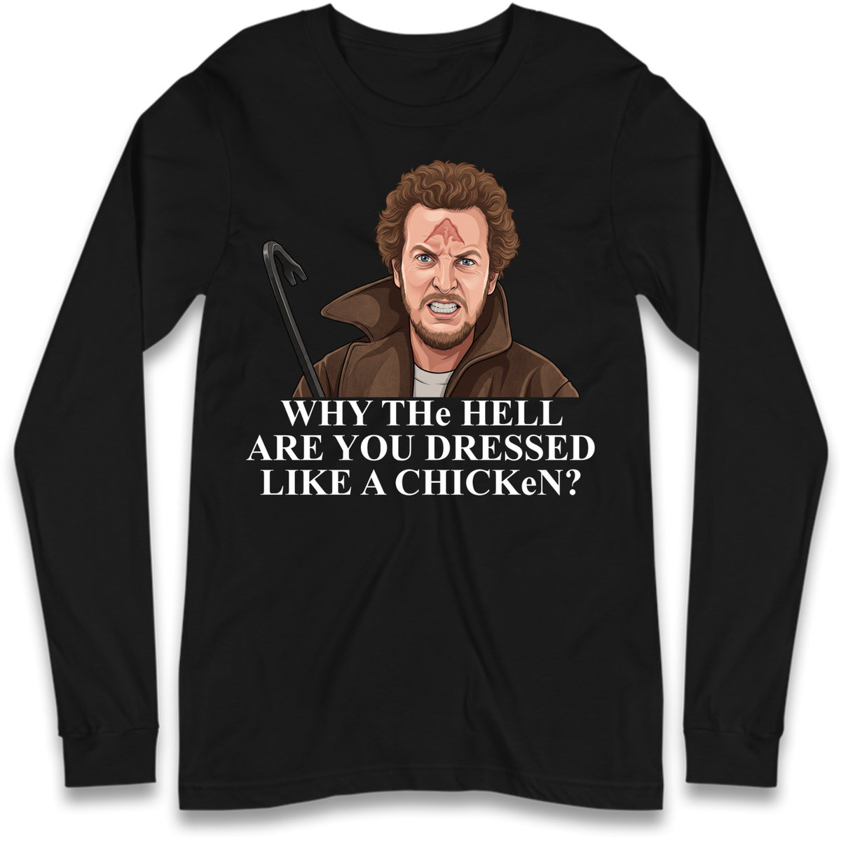 Chicken Funny Christmas Long Sleeve T-Shirt