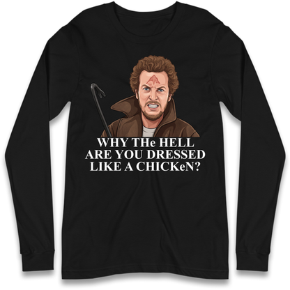 Chicken Funny Christmas Long Sleeve T-Shirt