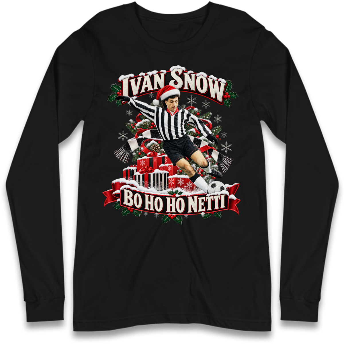 Grimsby Football Christmas Long Sleeve T-Shirt