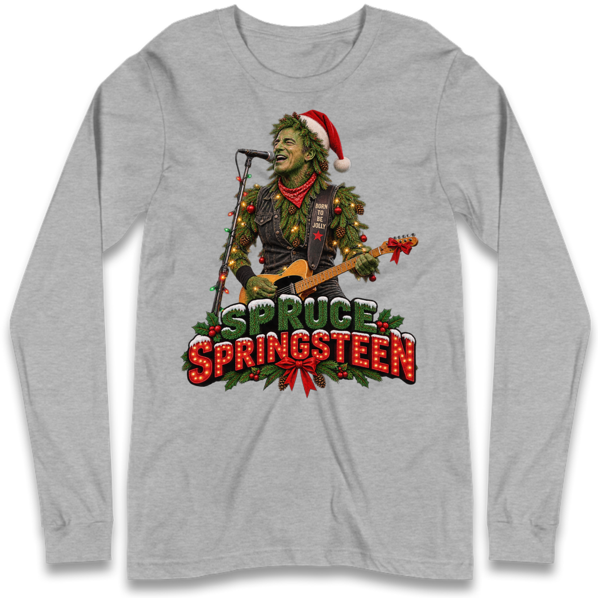 Bruce Springsteen Christmas Long Sleeve T-Shirt