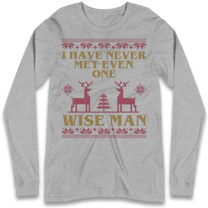 Retro Festive Graphic Long Sleeve T-Shirt