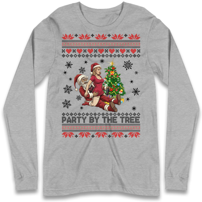 Tree Party Design Long Sleeve T-Shirt