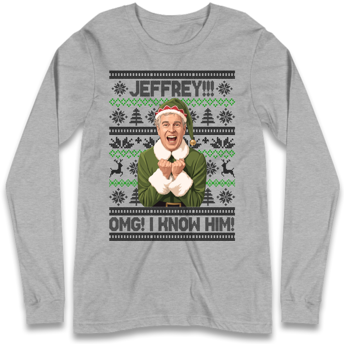 Jeffery Epstein Long Sleeve T-Shirt