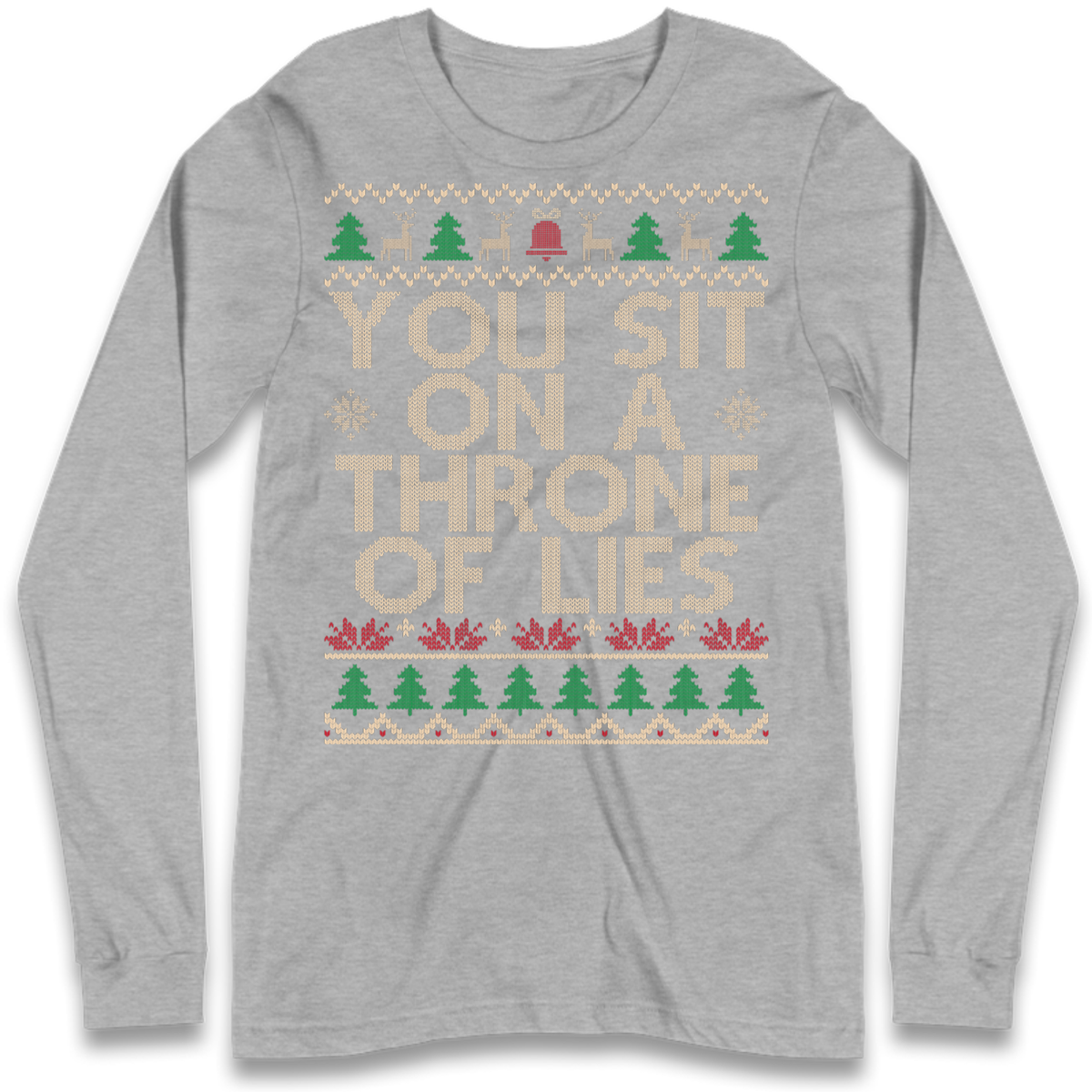 Throne Of Lies Christmas Long Sleeve T-Shirt