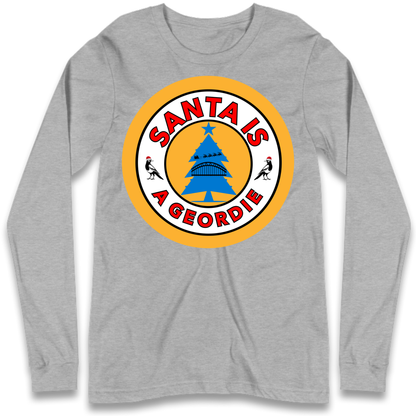 Geordie Santa  Christmas Long Sleeve T-Shirt