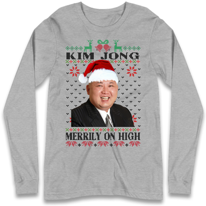 Kim Jong Christmas Long Sleeve T-Shirt