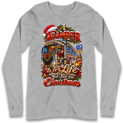 Trucker Christmas Long Sleeve T-Shirt