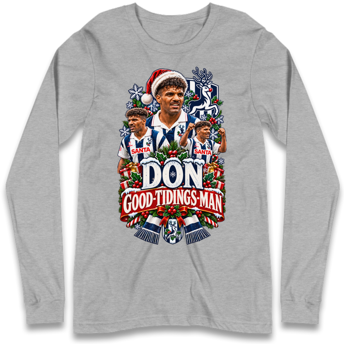 West Bromwich Albion Christmas Long Sleeve T-Shirt