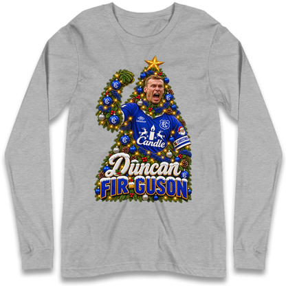 Duncan Ferguson Everton Christmas Long Sleeve T-Shirt