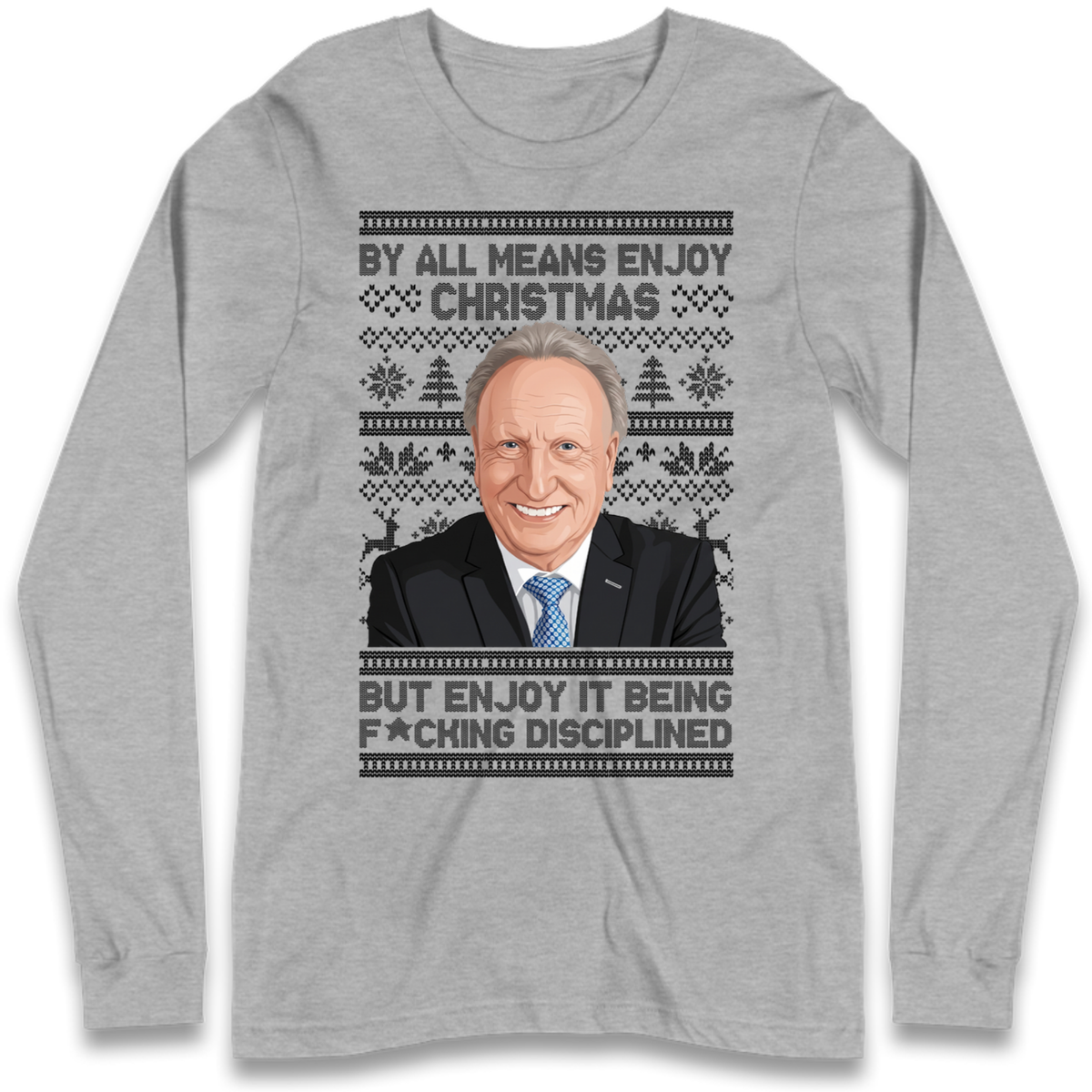 Neil Warnock Christmas Long Sleeve T-Shirt