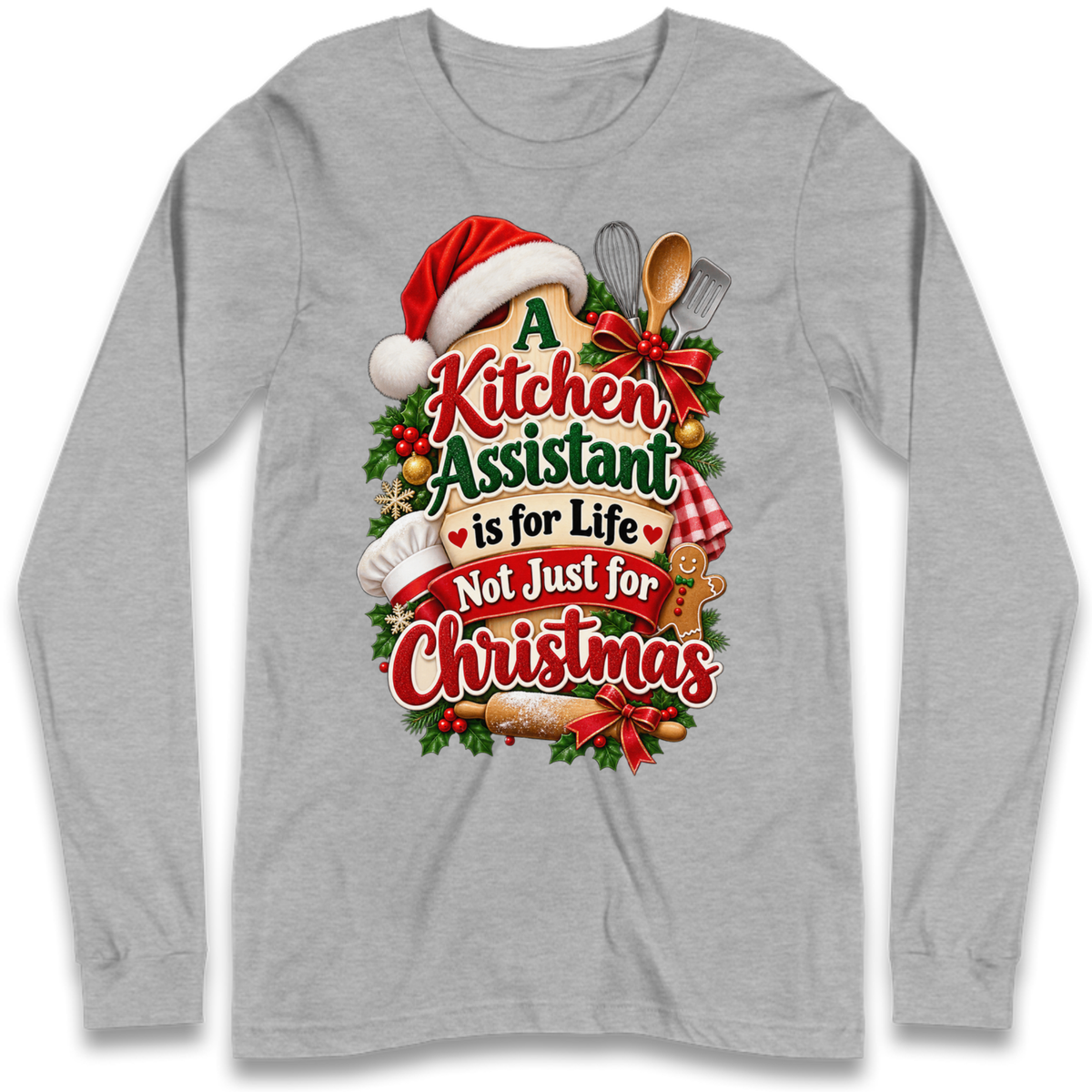 Kitchen Assistant Long Sleeve T-Shirt