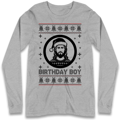 Jesus Birthday Christmas Long Sleeve T-Shirt