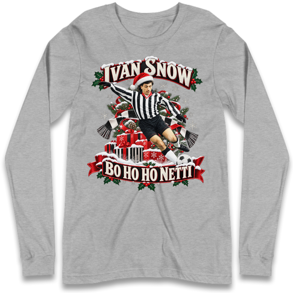 Grimsby Football Christmas Long Sleeve T-Shirt