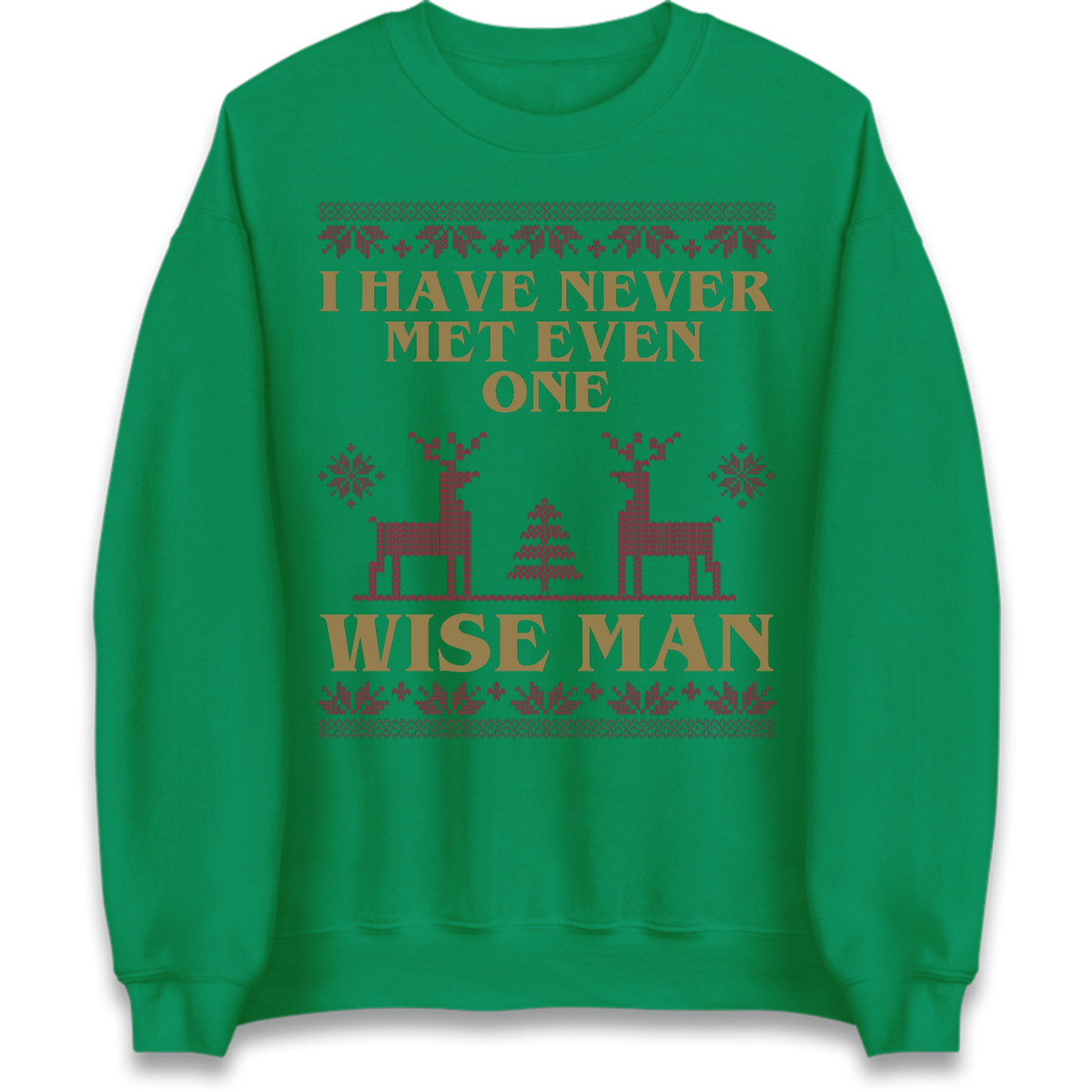 Retro Festive Graphic Jumper
