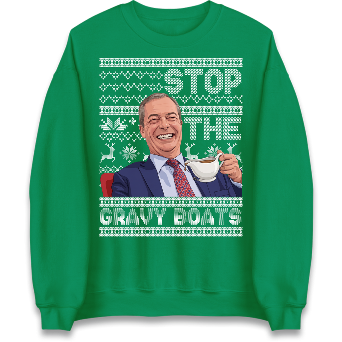 Satirical Festive Top Jumper