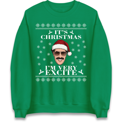 I Very Excite Christmas Jumper