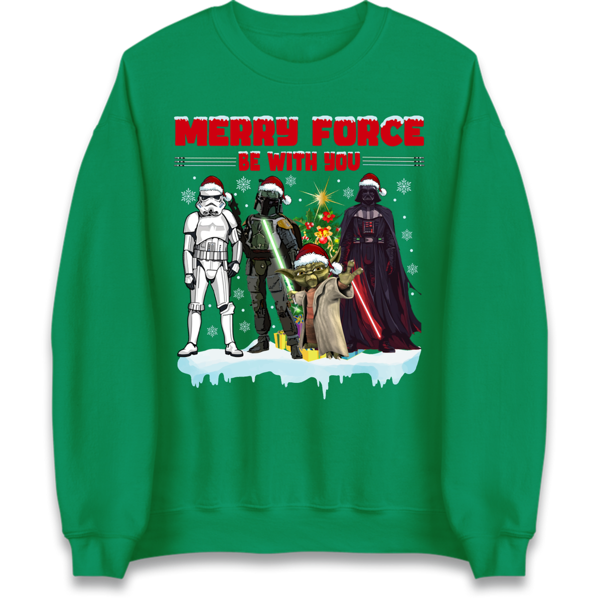 Merry Force Be With You Christmas Jumper