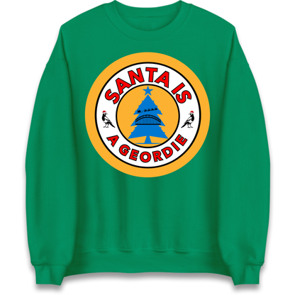 Geordie Santa  Christmas Jumper