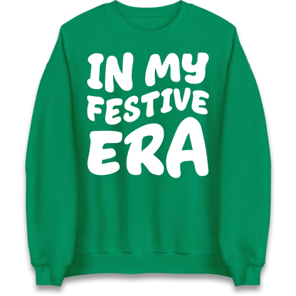 Modern Christmas Slogan Jumper